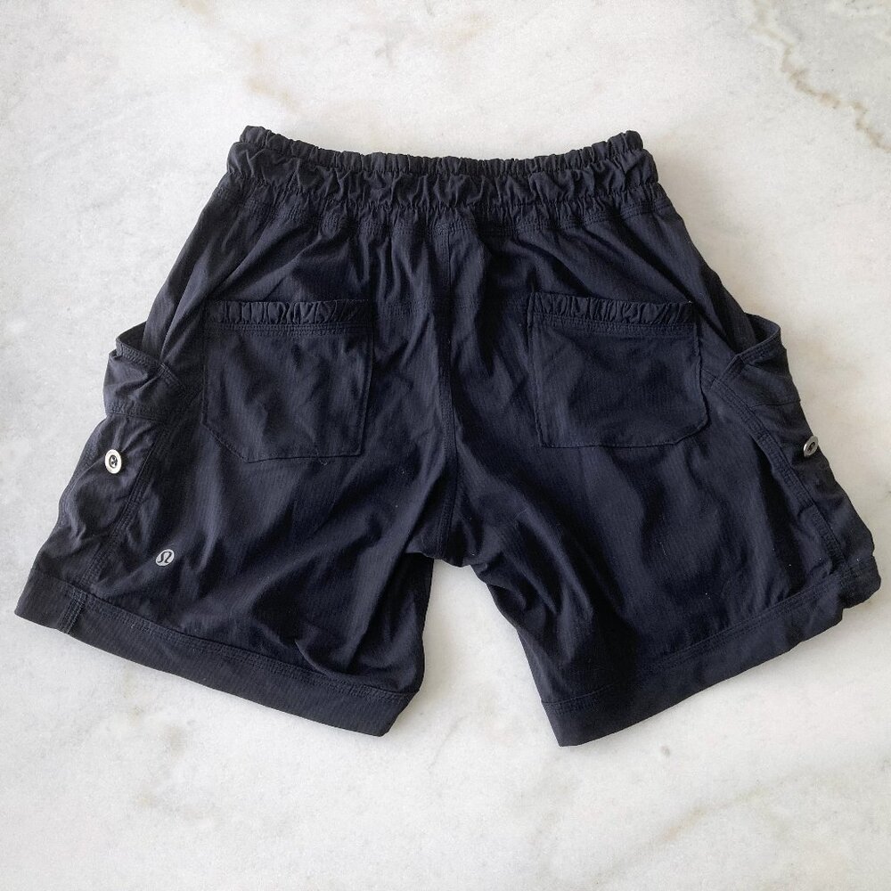 Lululemon Play in the Sun Short / swift studio shorts, adjustable length (black)